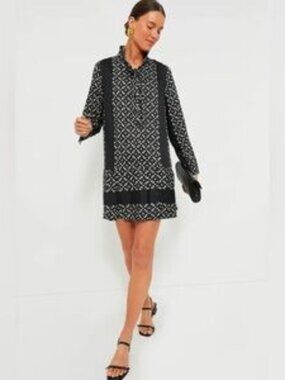 Tuckernuck Black Geo Tate Dress